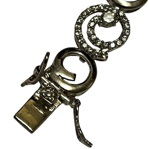 bracelet silver - 925 stamped see clasp and rhinestone for all occasions - Picture 7 of 8